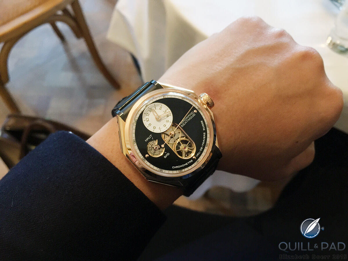Ferdinand Berthoud FB 1 on the wrist
