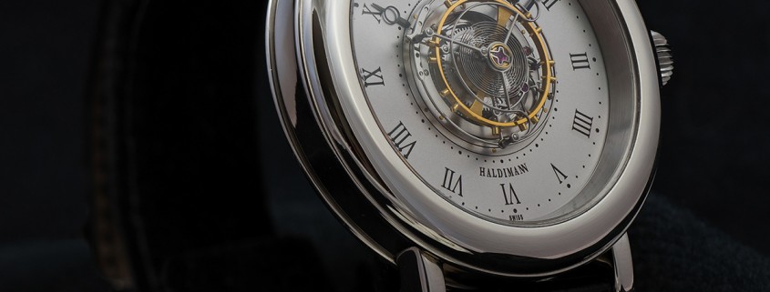 A fuller view of the Haldimann H1 Flying Central Tourbillon