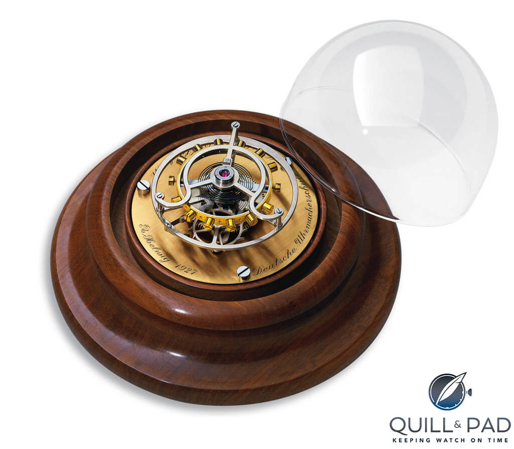 Model of the Alfred Helwig Flying Tourbillon