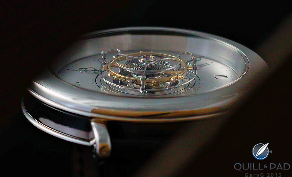 The lowdown: central flying tourbillon of the Haldimann H1
