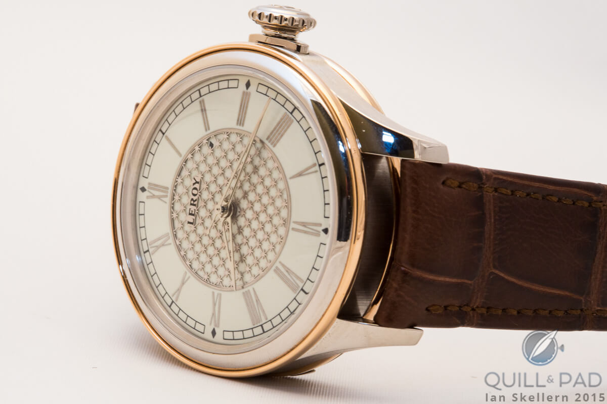 Leroy Chronomètre à Tourbillon in red gold