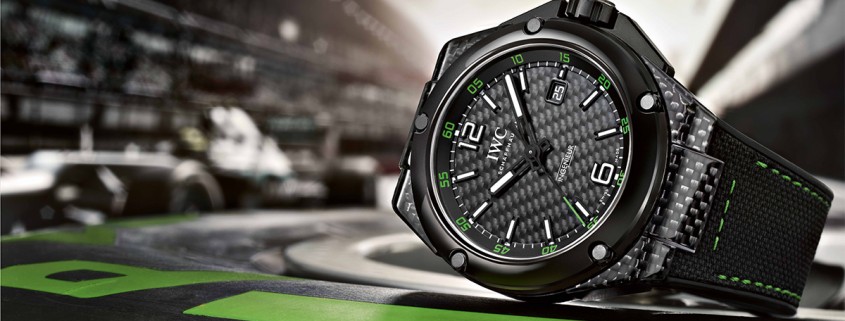 IWC Ingenieur with black ceramic bezel