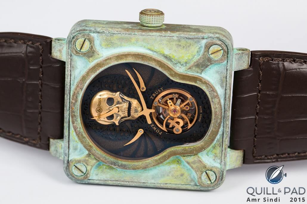 Bell & Ross BR01 Skull Bronze Tourbillon for Only Watch 2015