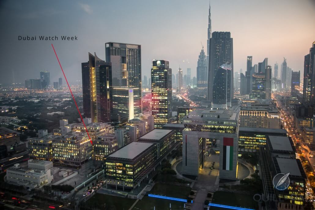 Follow the red arrow to Dubai Watch Week