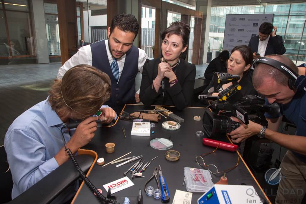 Watchmaking master class with Marco Lang of Lang & Heyne at Dubai Watch Week 2015