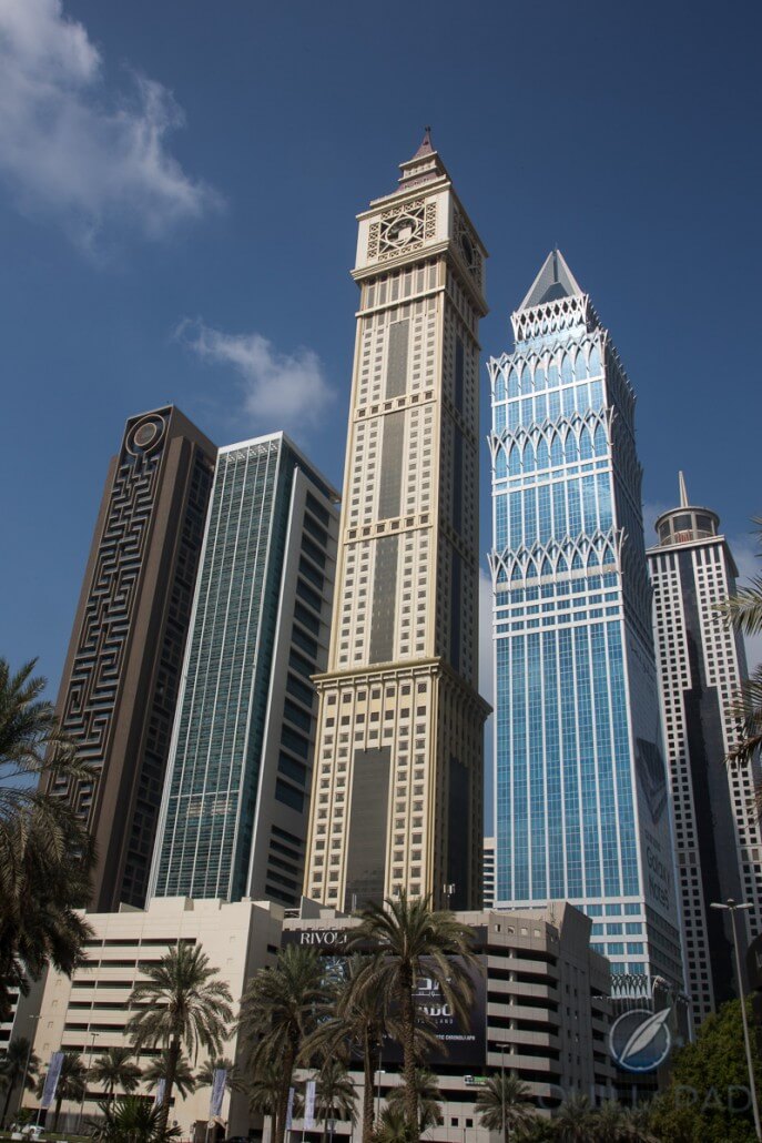 Just a few of the many incredible skyscrapers in Dubai