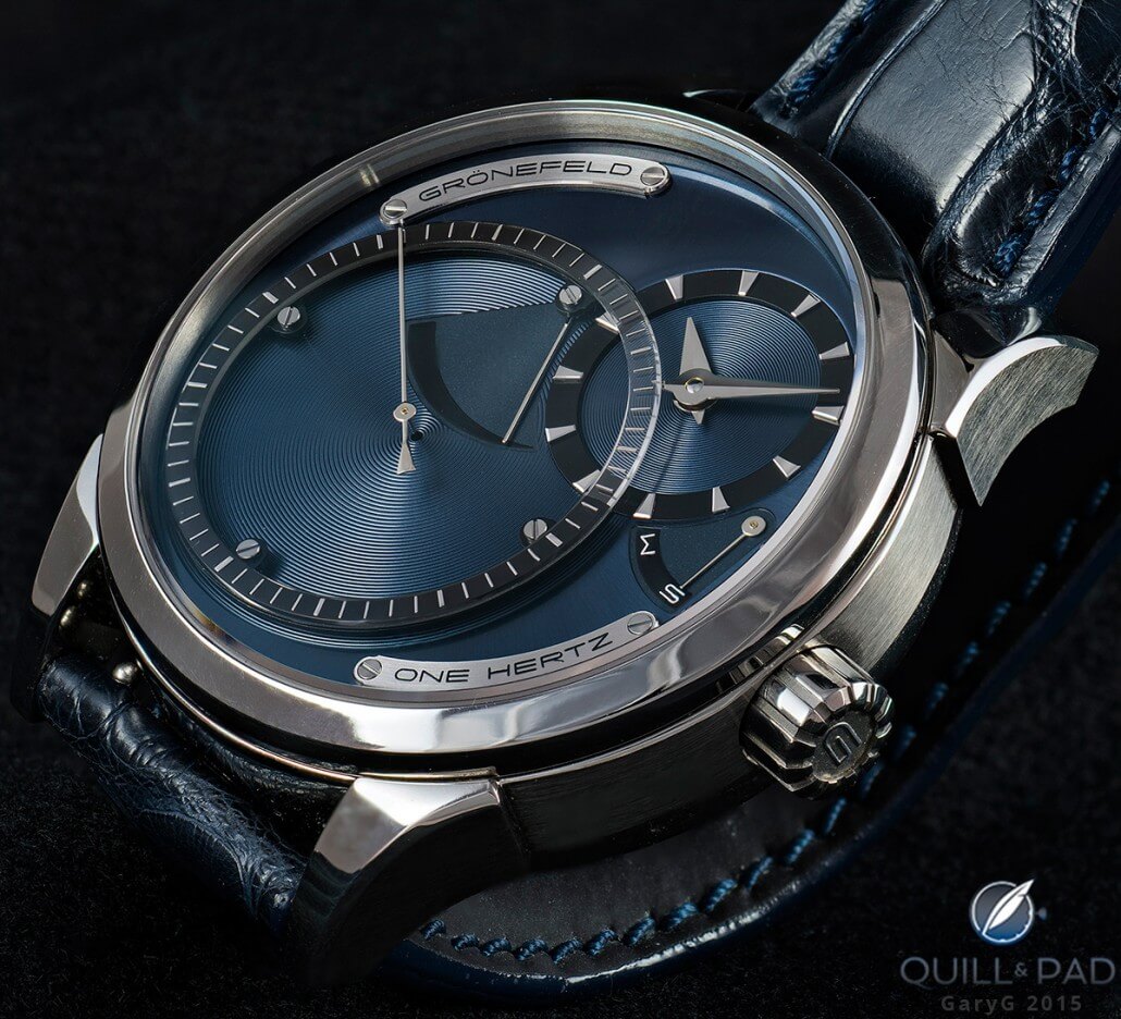 In repose: textures and colors of the Grönefeld One Hertz