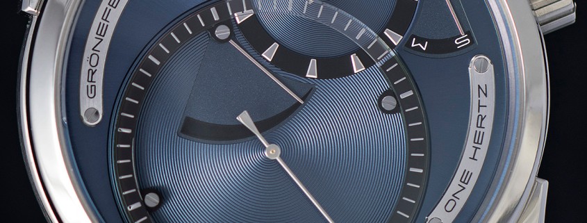 Straight on: the Grönefeld One Hertz in direct light