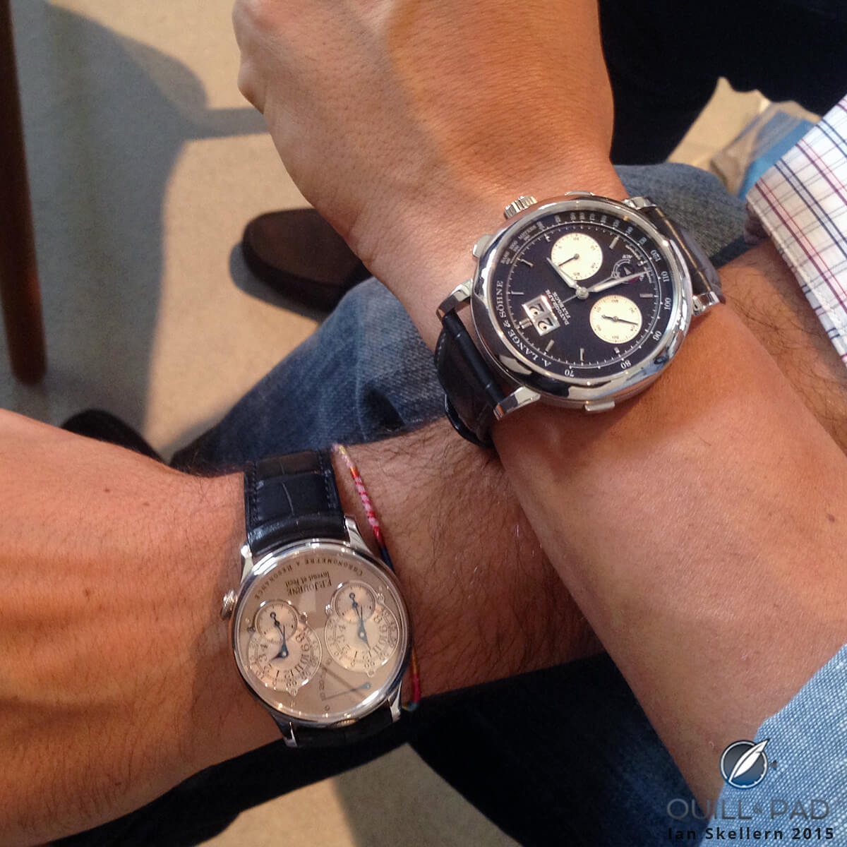 h Week, I happened to notice what was on the wrists of my neighbors (this caliber of watches was not unusual for many of the visitors of the exhibition)
