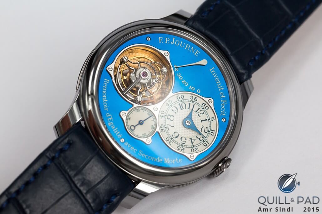 F.P. Journe Tourbillon Souverain Bleu for Only Watch 2015