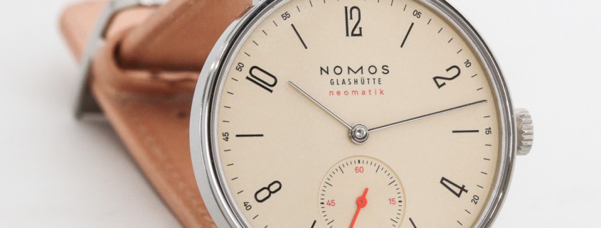 Nomos Glashütte Tangente Neomatik Champagner