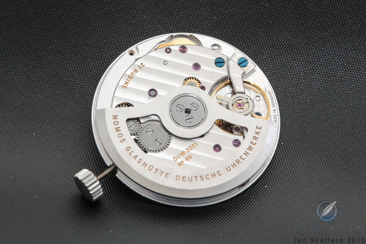 Nomos Glashütte automatic Caliber DUW 3001