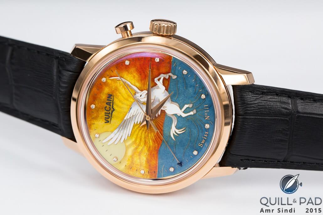 Vulcain 50s Presidents' Enamel Pegasus for Only Watch 2015