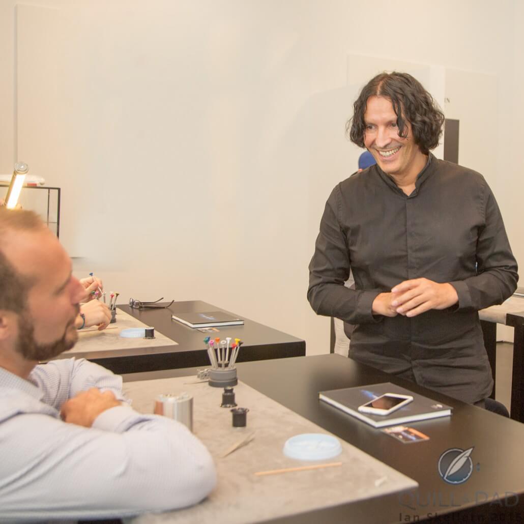 Watchmaking master class with Daniel Reintjes, CEO and chief designer of Van der Klaauw astronomical watches
