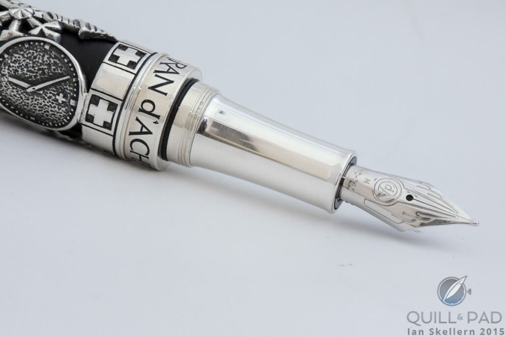 The business end of Caran d’Ache's Spirit of Switzerland