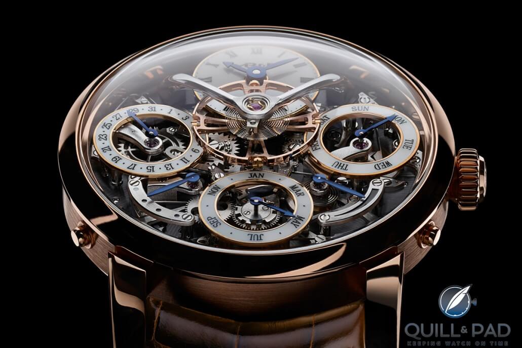 MB&F Legacy Machine Perpetual in red gold