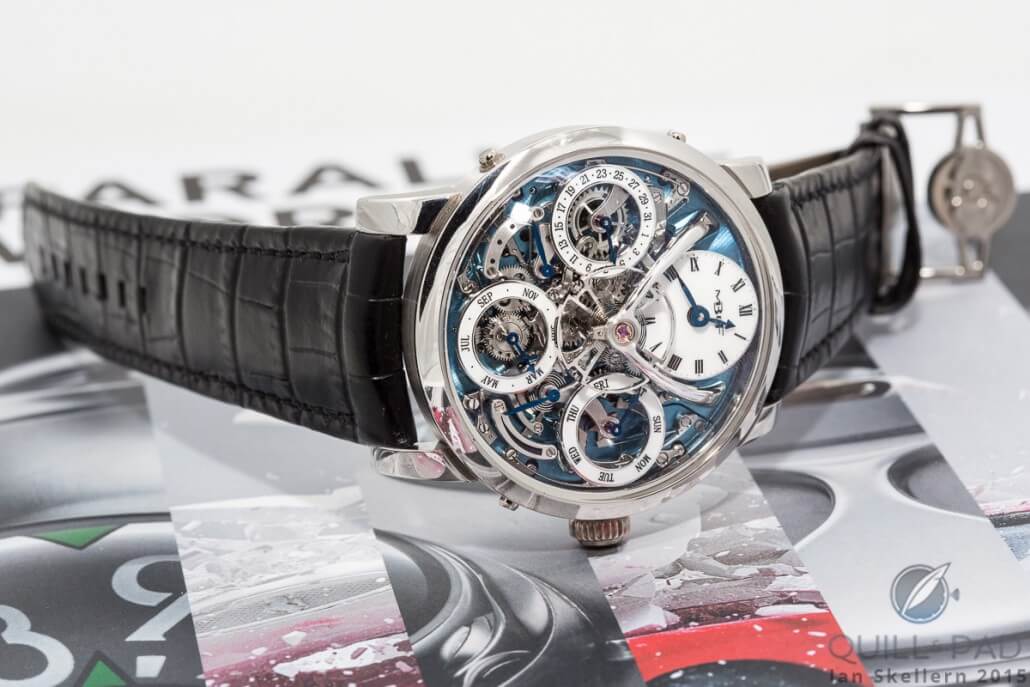MB&F Legacy Machine Perpetual in platinum