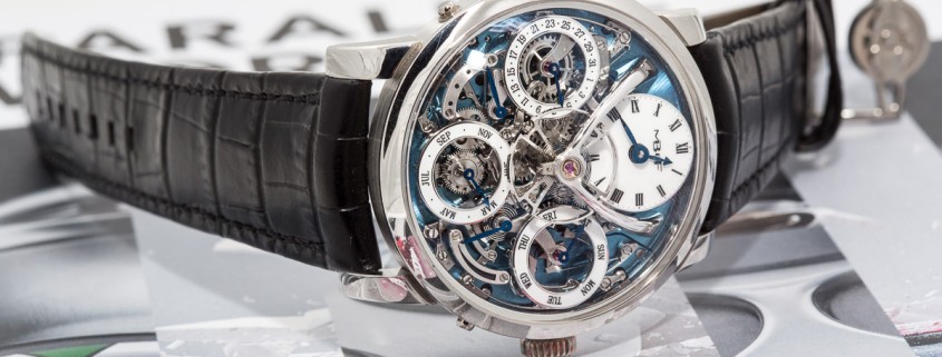 MB&F Legacy Machine Perpetual in platinum