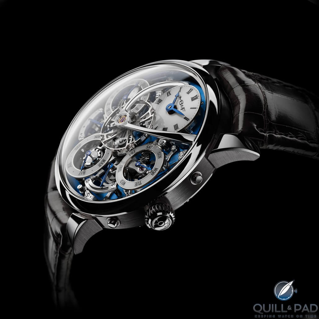 MB&F Legacy Machine Perpetual in platinum