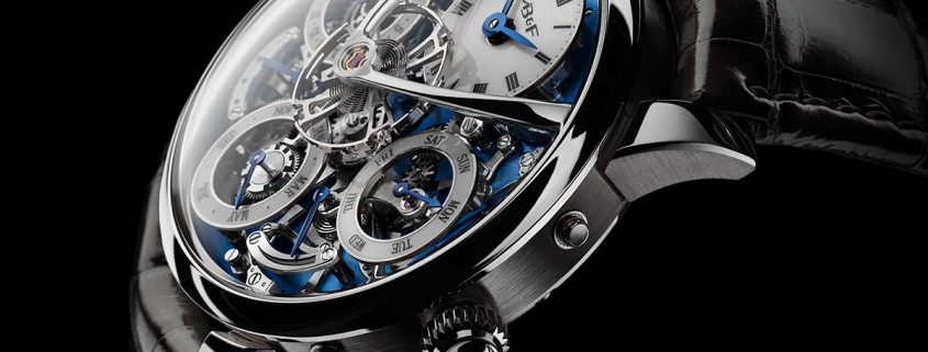 MB&F Legacy Machine Perpetual in platinum