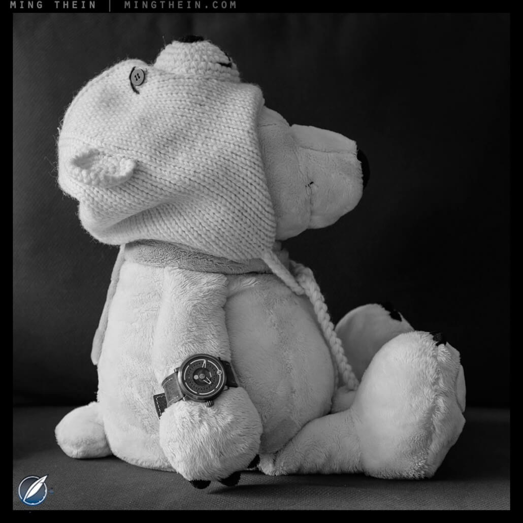 The bear in the moon phase is visible on Ming Thein’s Ochs und Junior when it is full moon