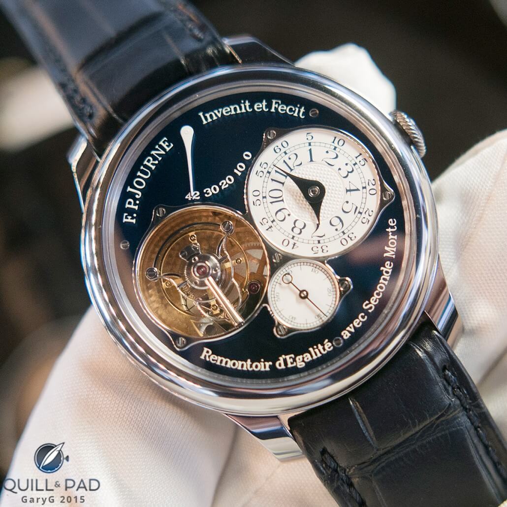 F.P. Journe Tourbillon Souverain Bleu, Only Watch 2015
