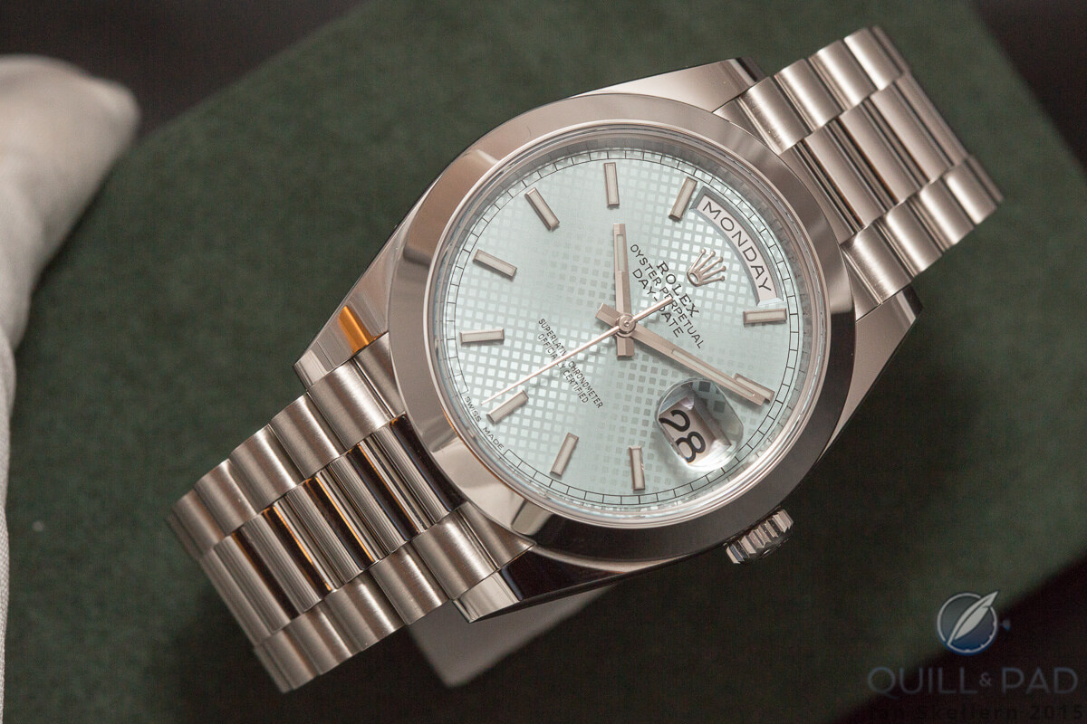 Rolex Day-Date 40 in platinium