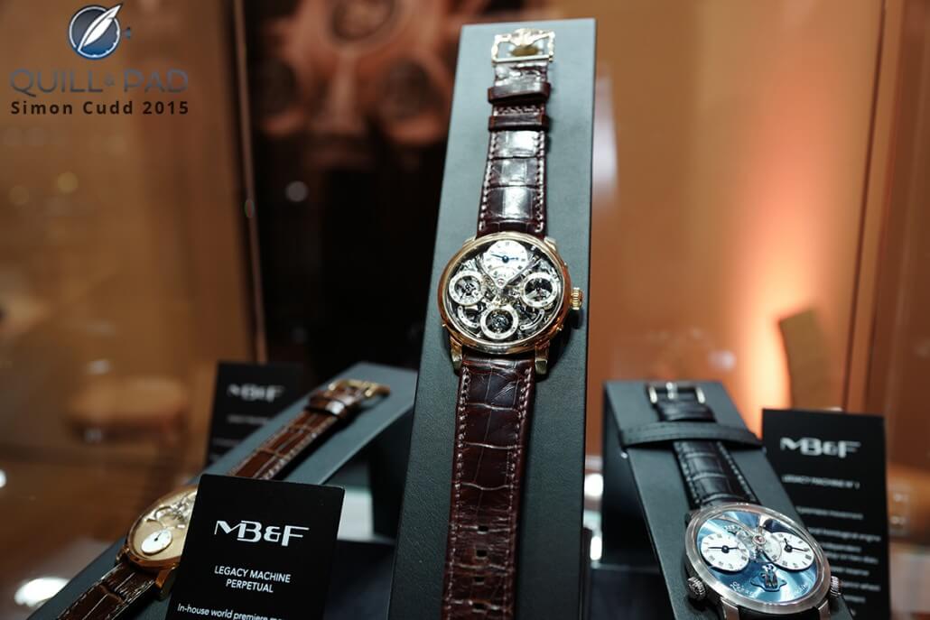 MB&F Legacy Machine Perpetual at SalonQP 2015