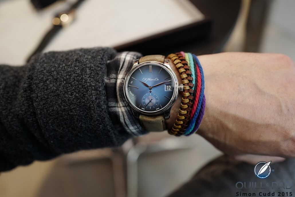 H. Moser & Cie Funky Blue Endeavour Perpetual Calendar at SalonQP 2015