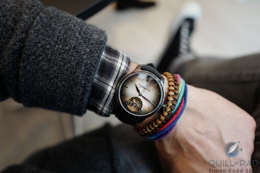 H. Moser & Cie Endeavour Black Tourbillon at SalonQP 2015
