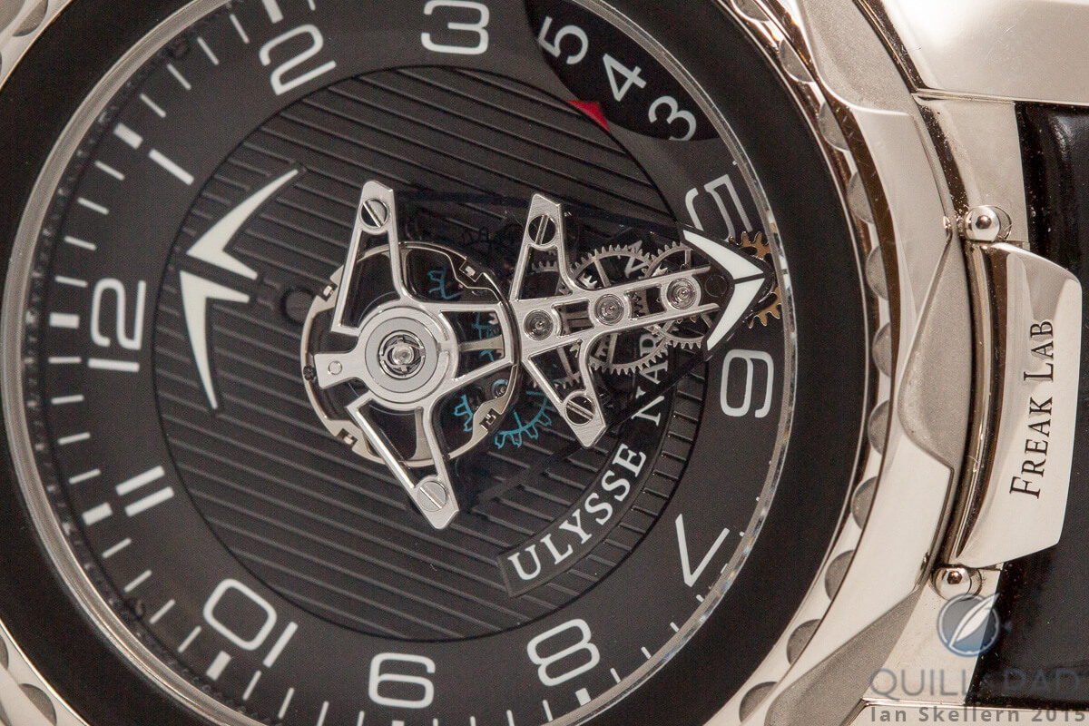 Close look at the time indication