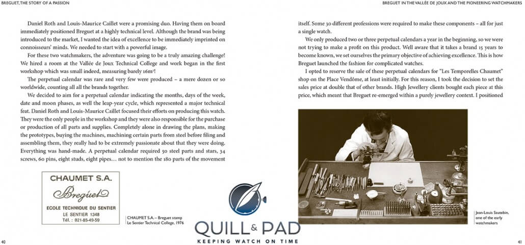 From the book 'Breguet, The Story of a Passion 1973 – 1987'
