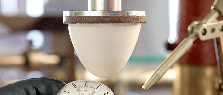 Pad printing at Glashütte Original