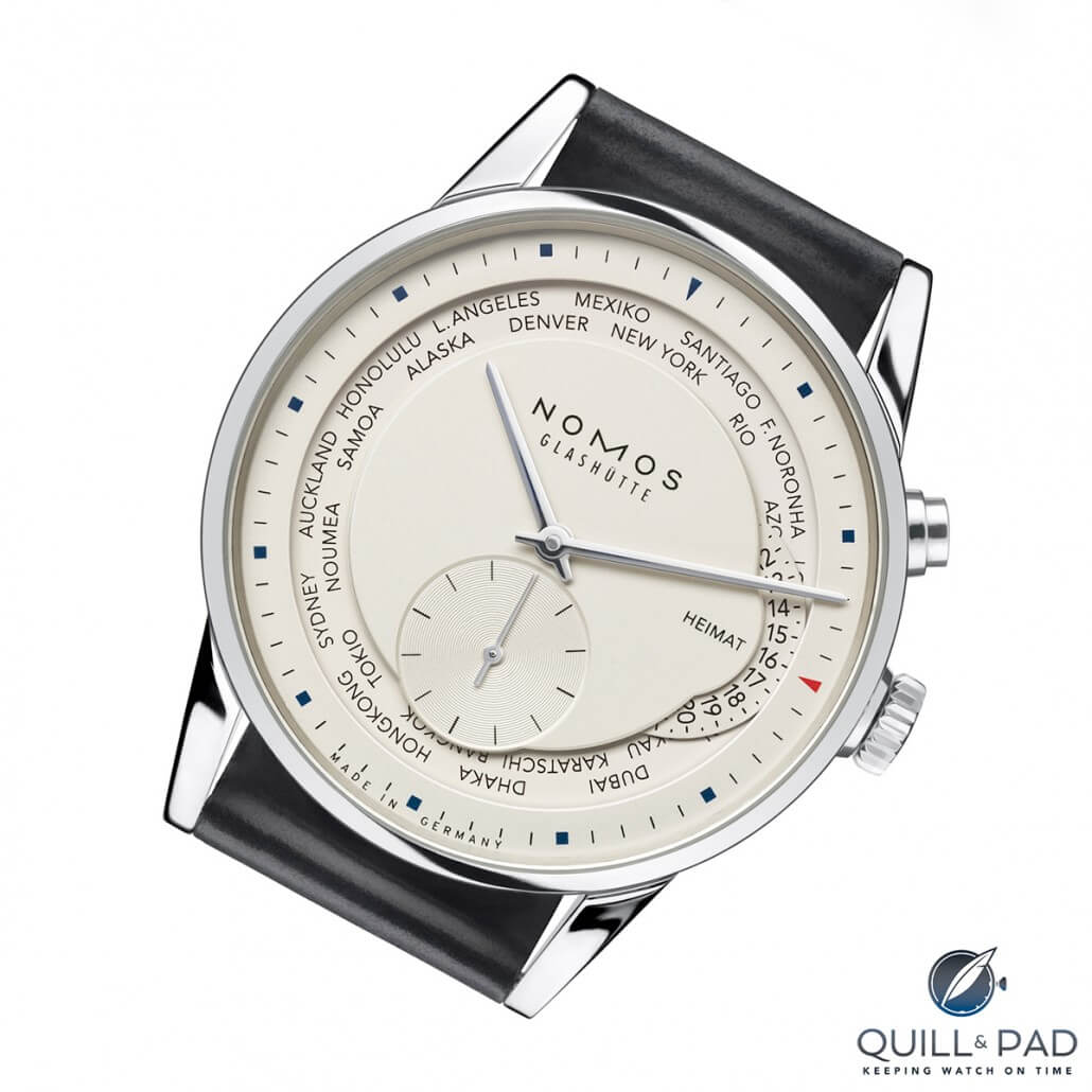 Nomos Glashütte Zürich Weltzeit
