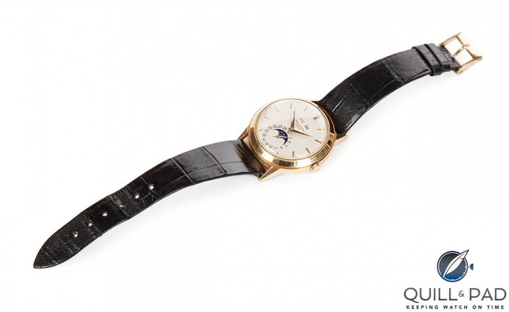 Yellow gold Patek Philippe Reference 3448 once owned by Ringo Starr