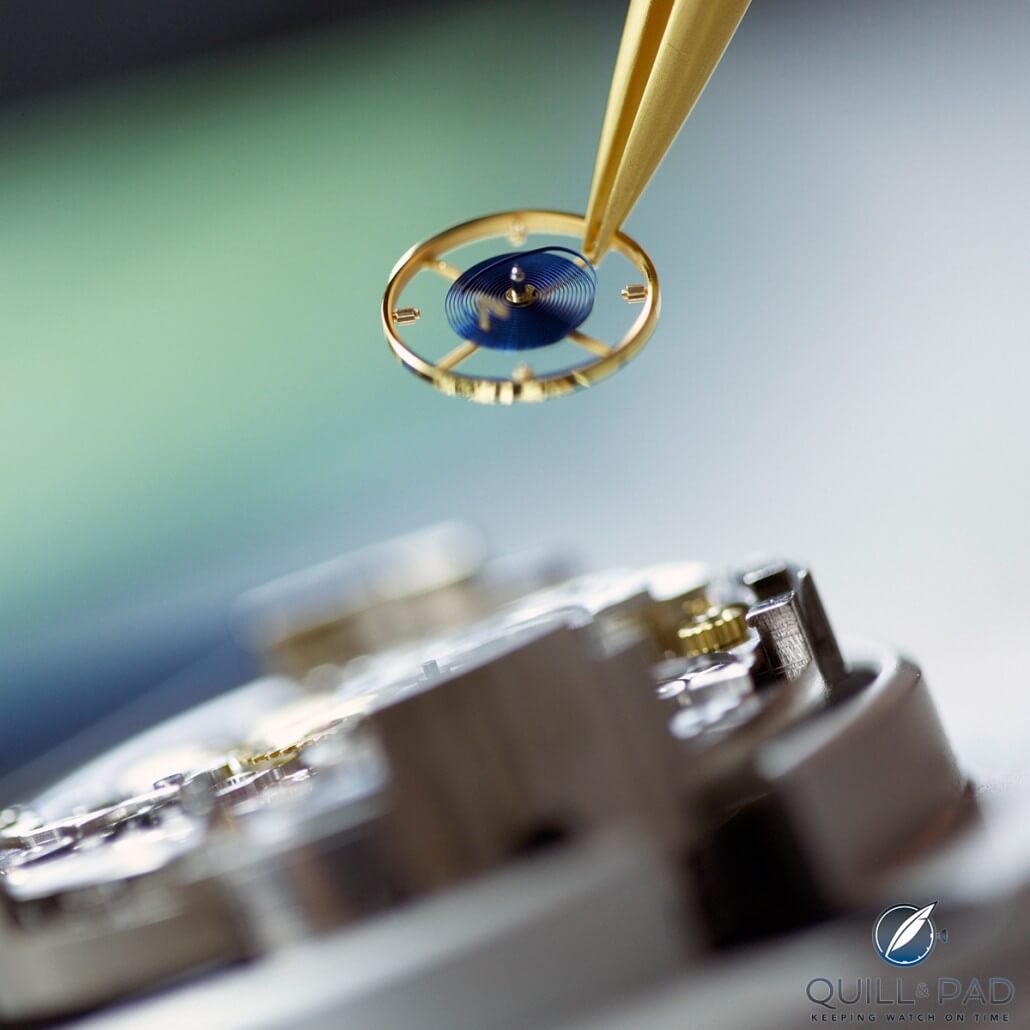 Inserting a Parachrom balance into a Rolex Caliber 3135
