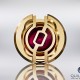 The Rolex Parachrom balance end stone shock protection in the Caliber 3135