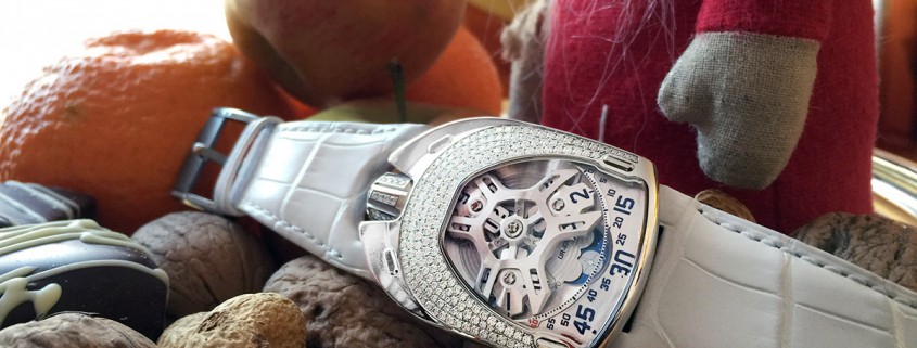 A Urwerk UR-106 would be a welcome addition under any horophile's Christmas tree