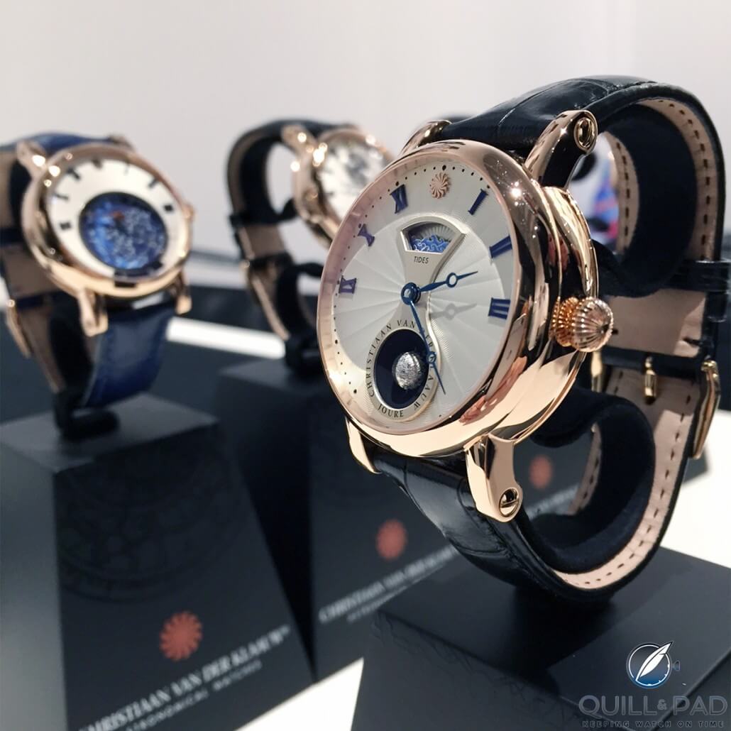 Christiaan van der Klaauw Real Moon Tides on display at SalonQP 2015