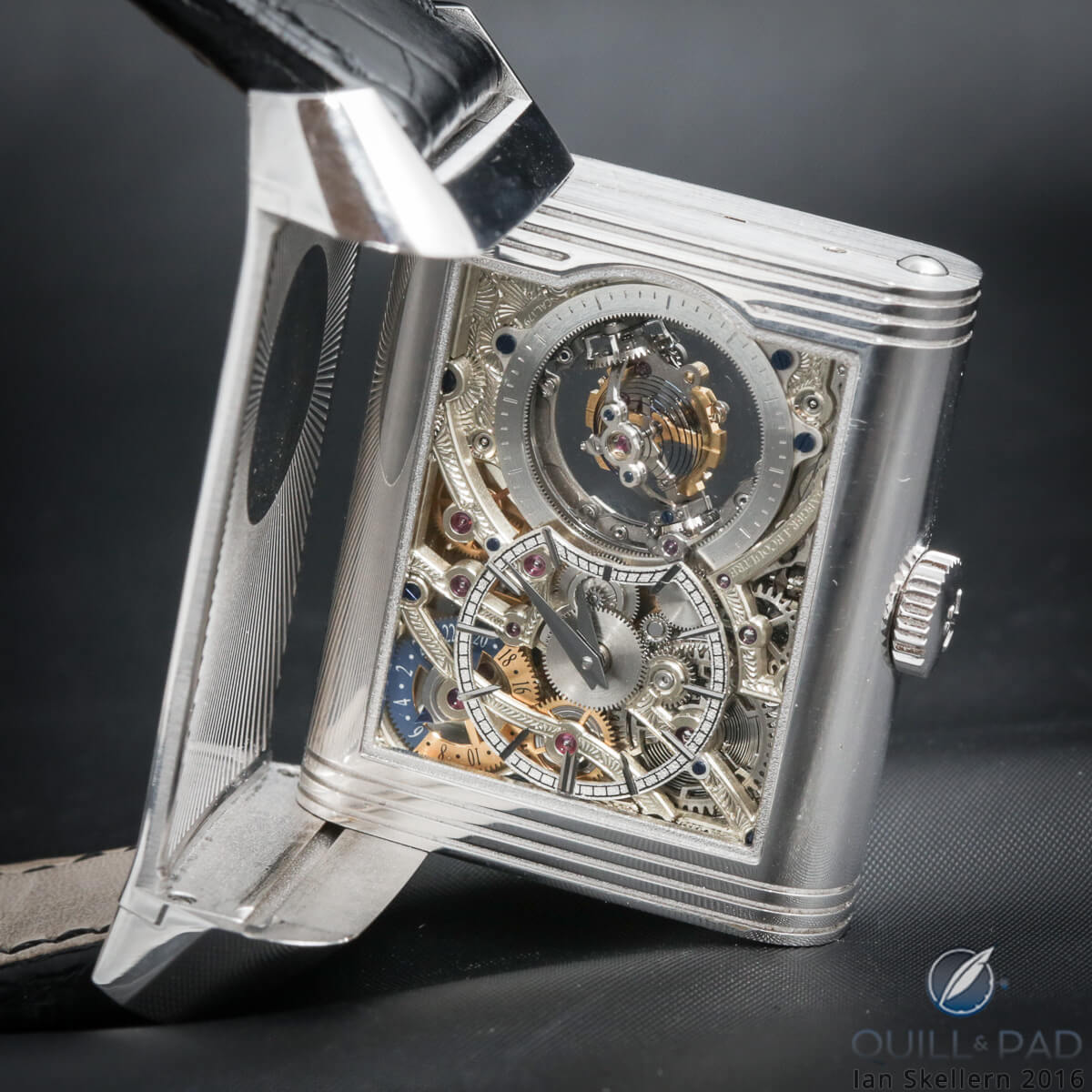 Back side of the Jaeger-LeCoultre Tribute Gyrotourbillon