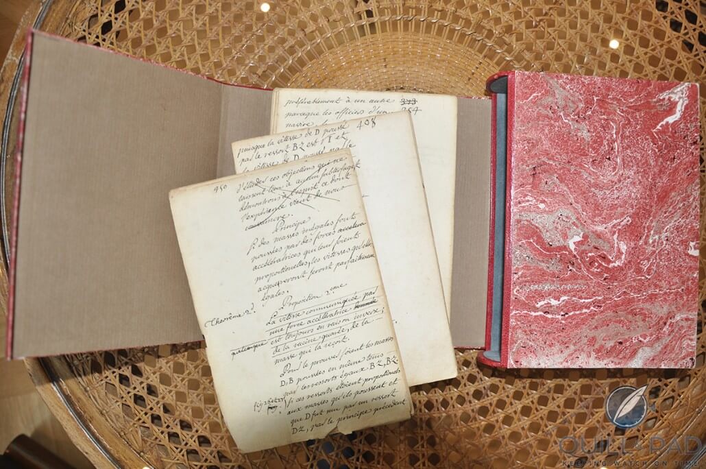 From the library of Jean-Claude Sabrier at F.P. Journe's workshop