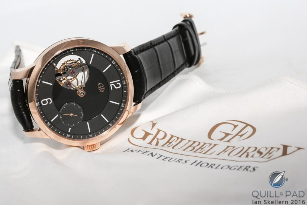 Greubel Forsey Tourbillon 24 Secondes Vision in red gol