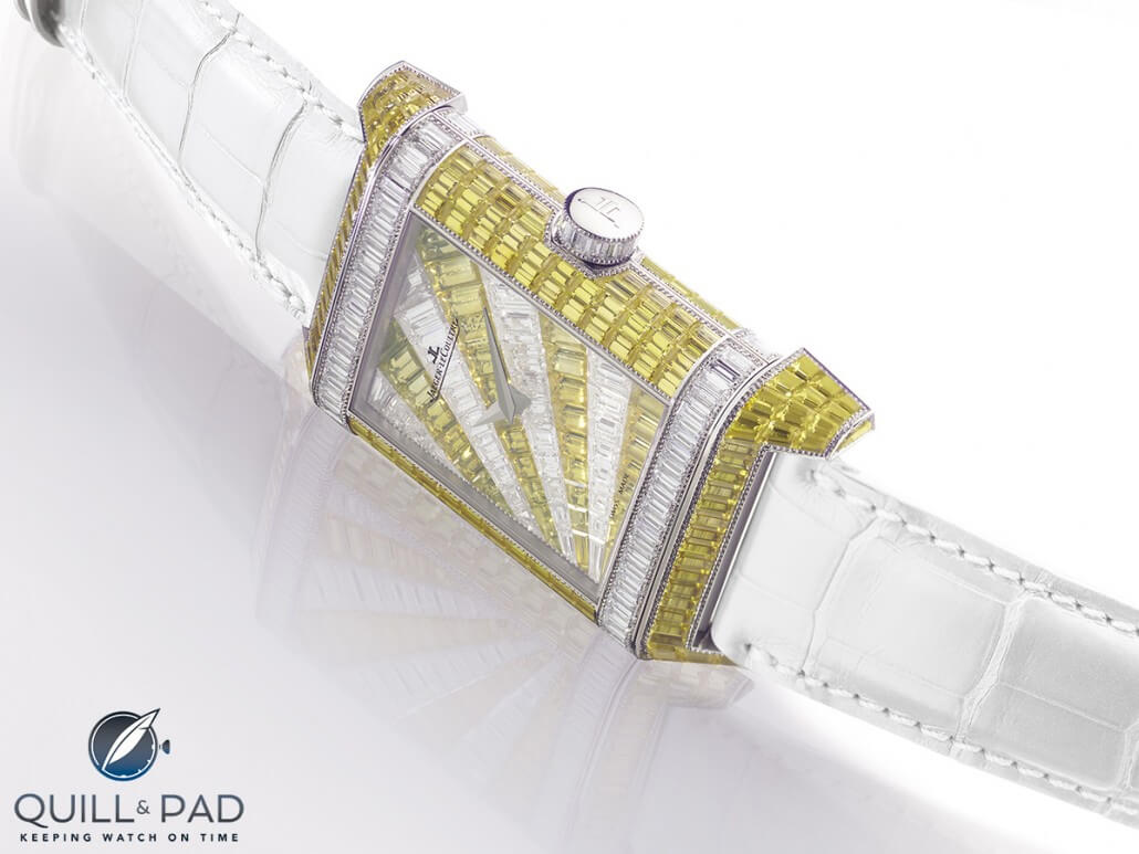 The Jaeger-LeCoultre Grande Reverso with impressive rock setting