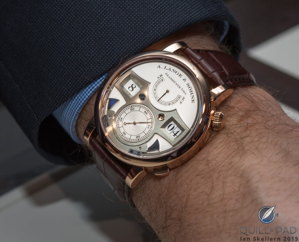 A. Lange & Söhne Zeitwerk Striking Time wristshot