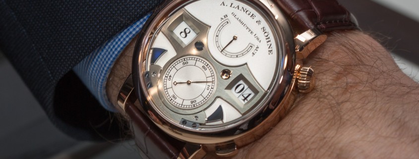 A. Lange & Söhne Zeitwerk Striking Time wristshot