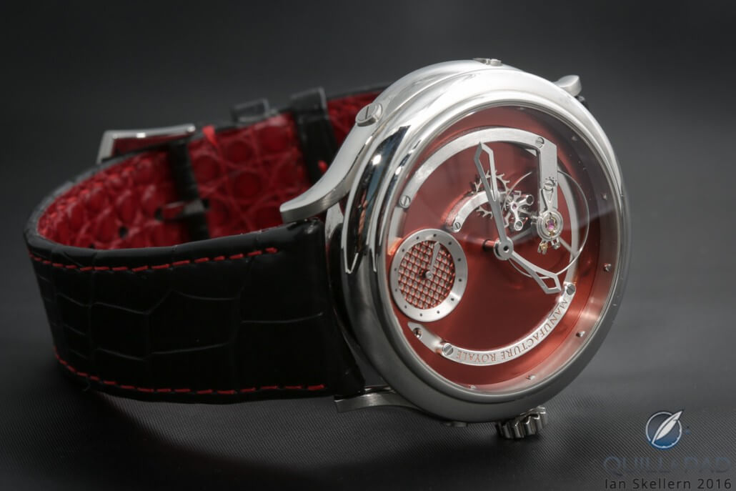 Manufacture Royale 1770 Voltige with red dial