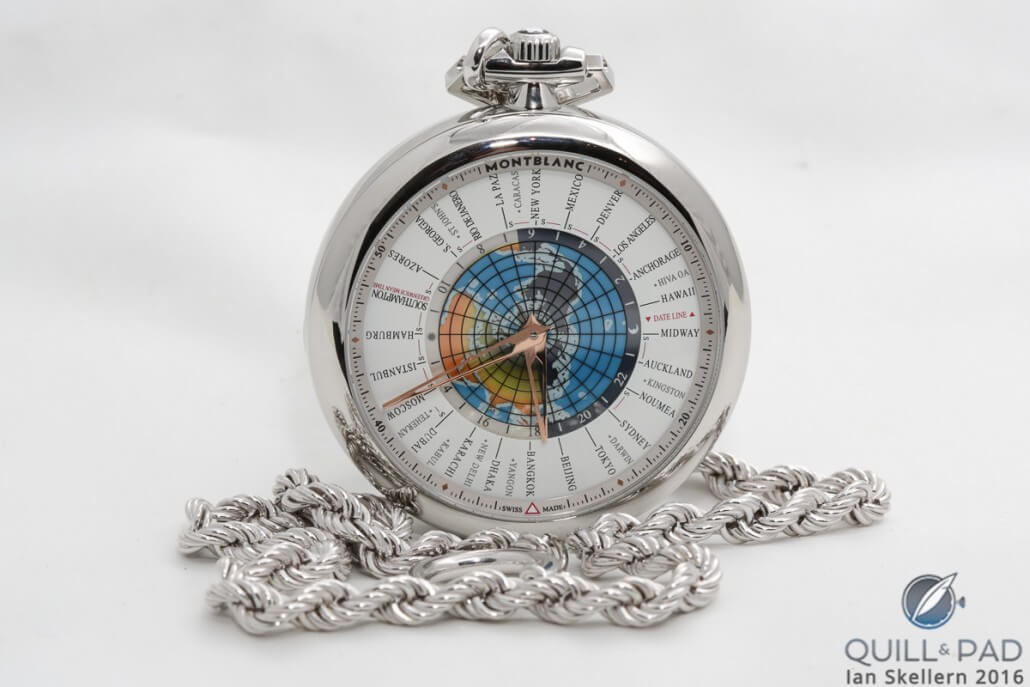Montblanc 4810 Orbis Terrarum Pocket Watch 110 Years Edition