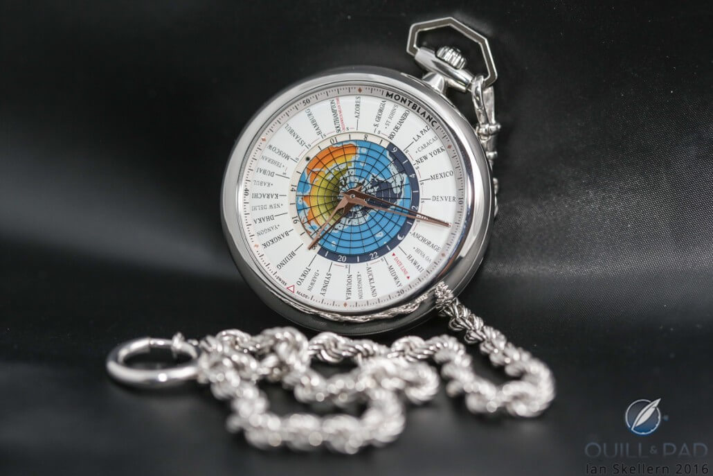 Montblanc 4810 Orbis Terrarum Pocket Watch 110 Years Edition