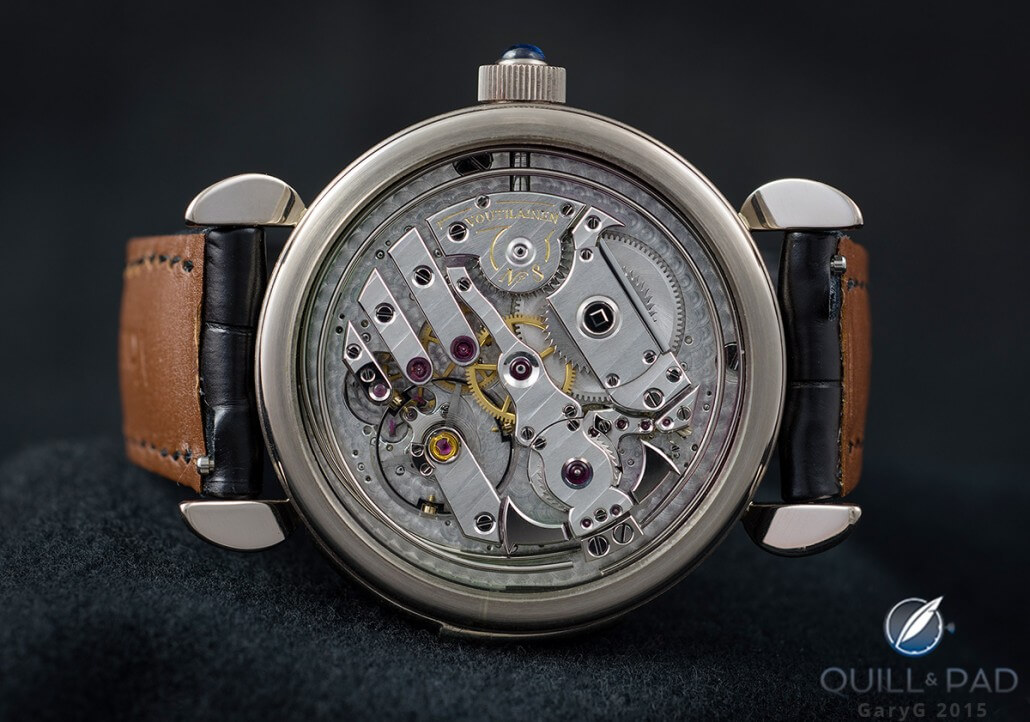 Movement view, Voutilainen Masterpiece 8 Decimal Repeater