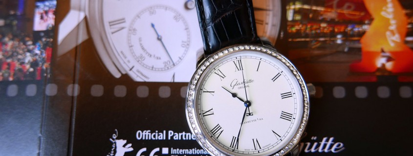 Glashütte Original Senator Automatic with diamond-set bezel at the 2016 Berlinale